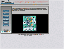 Tablet Screenshot of lnatechnology.com